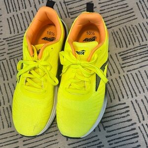 Avia Mens Neon Yellow Sneakers